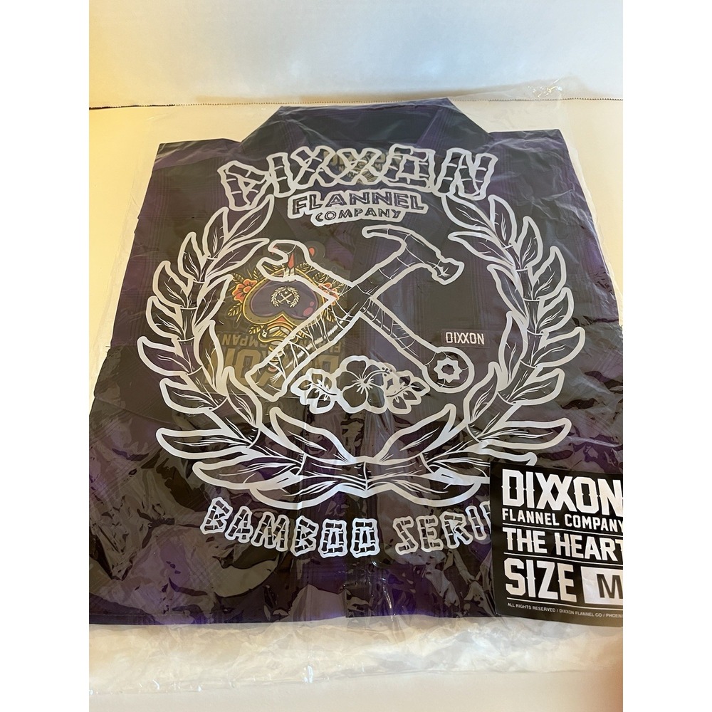 Dixxon Flannel Co. "The Heart" Bamboo Series Men Shirt M Brand New In Package